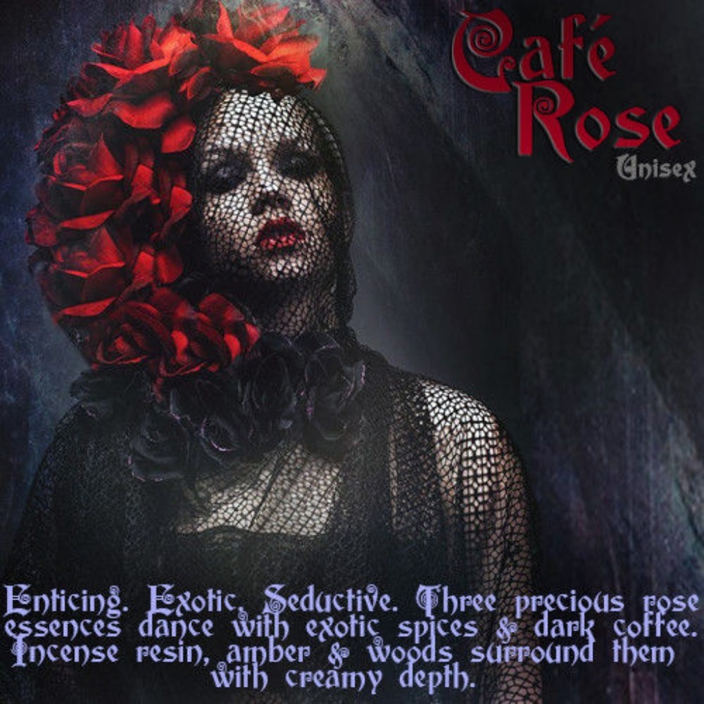 CAFE ROSE Fragrance Scented Body Oil